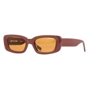 A0437Z New DMY BY DMY Preston Brown Rectangle DMY02 CB Sunglasses Women